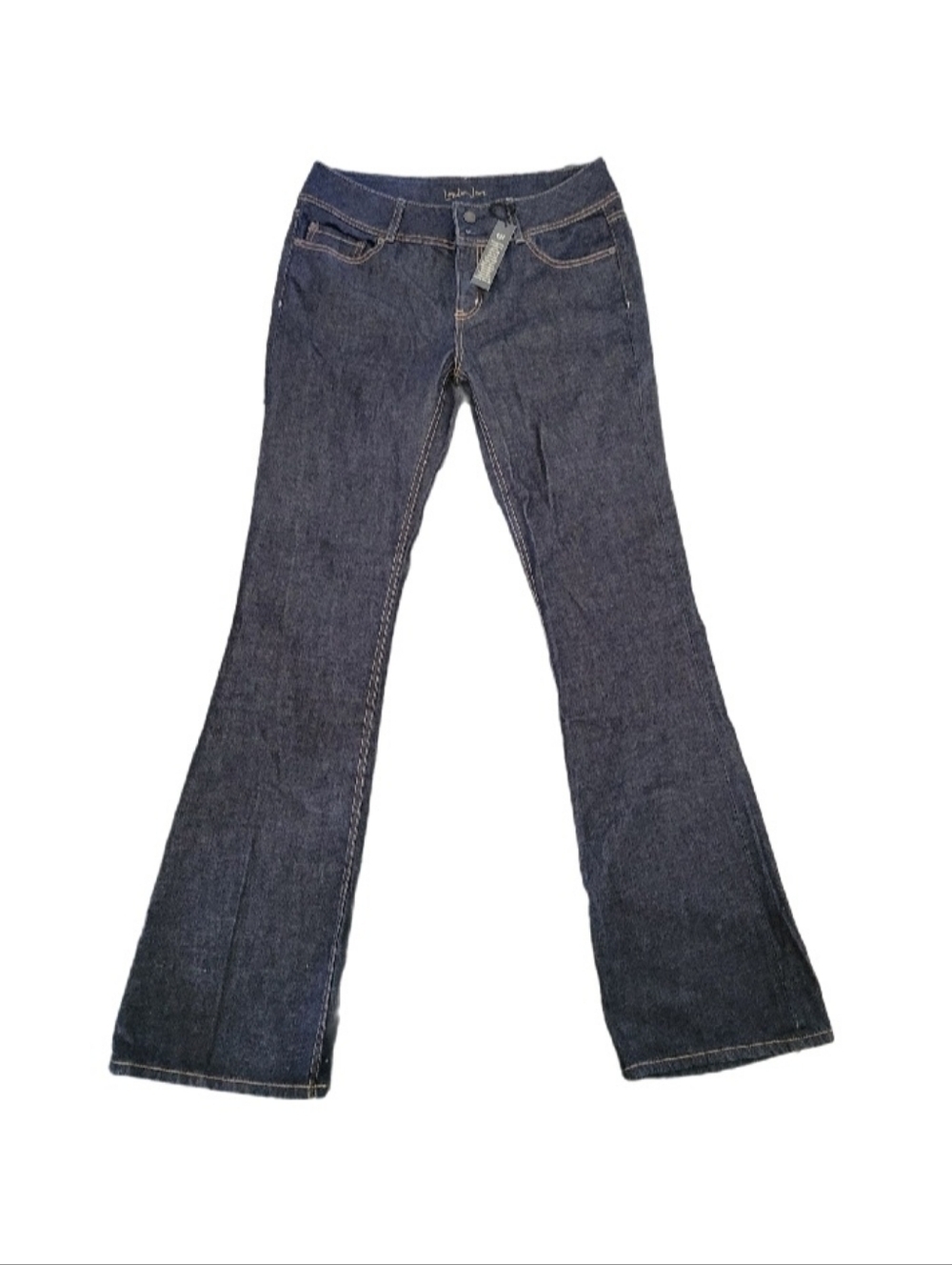NWT LONDON JEAN Indigo Flare Wide-Leg Size 10 Mid-rise